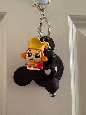 King of Hearts from Alice in Wonderland bag charm!